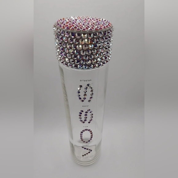 Authentic Swarovski 2011 Voss Water Bling Rhinestone Bottle one-of-a-kind - Picture 1 of 8